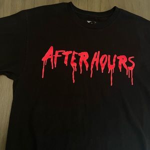 VLONE X The Weeknd After Hour Blood Drip Tee